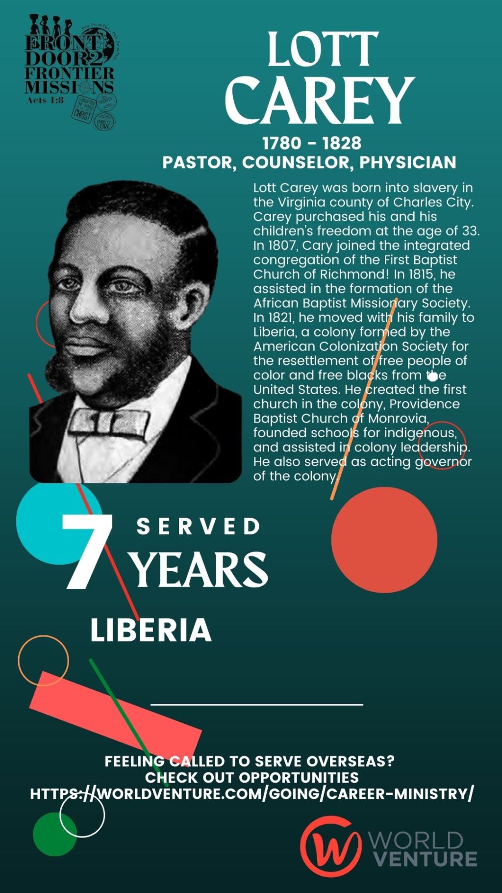 Lott Carey: Pioneer of Black American Missions and&nbsp;Education