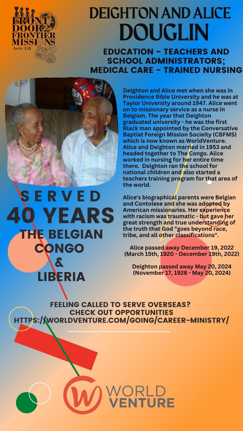 Deighton and Alice Douglin: Overcoming Racism in Missionary&nbsp;Work