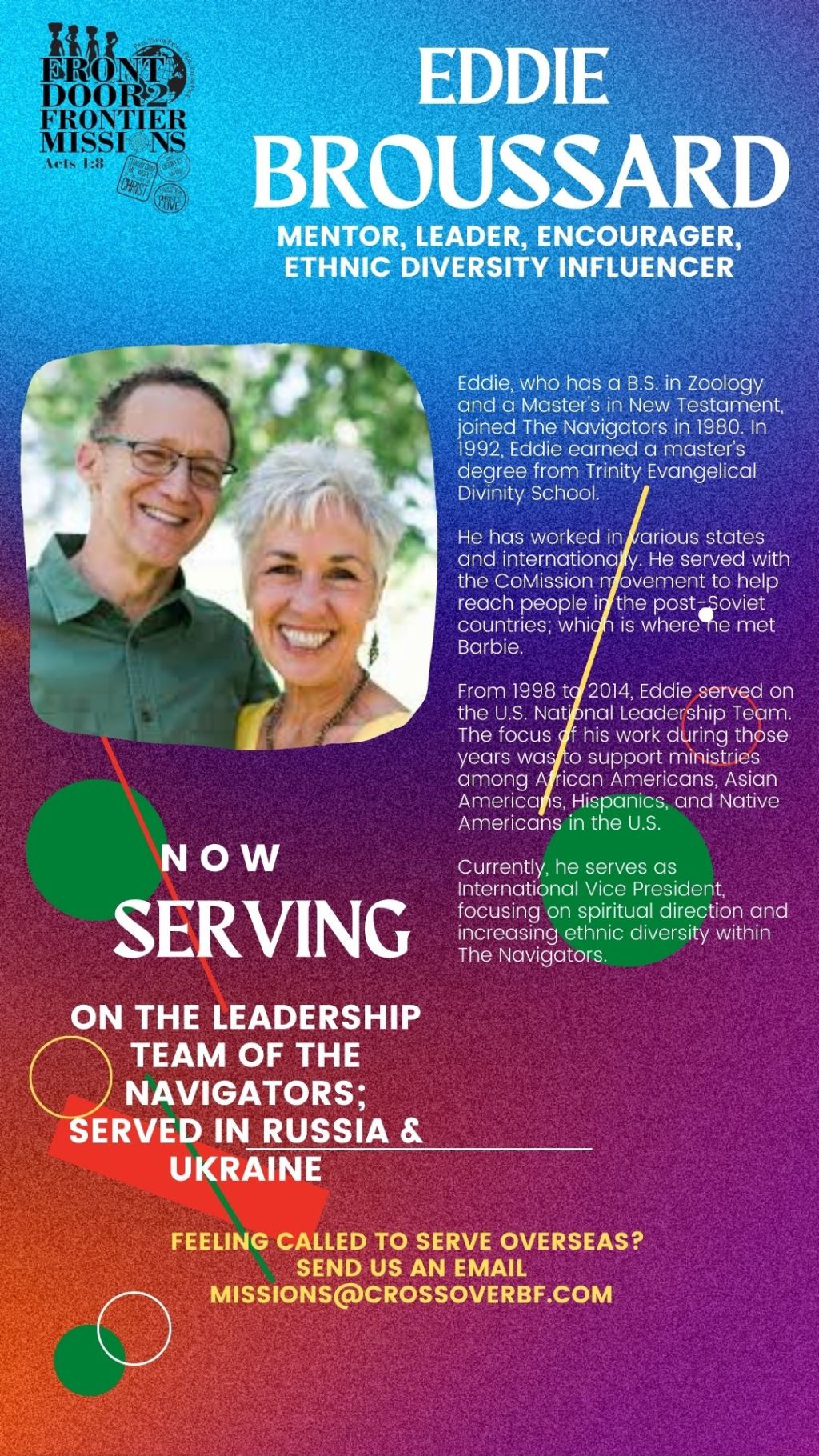 The Navigators: Eddie Broussard’s Impact on Collegiate&nbsp;Ministry