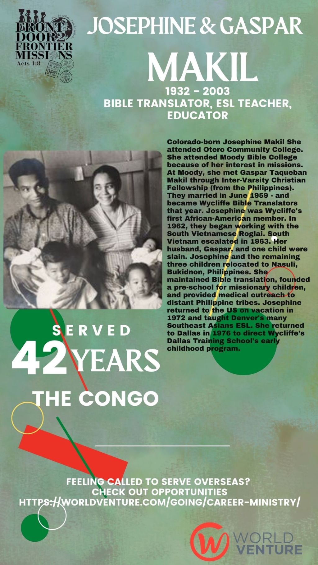 Josephine and Gaspar Makil: Pioneer Wycliffe Bible&nbsp;Translator